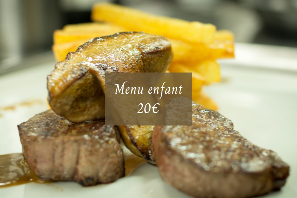 Menu enfant