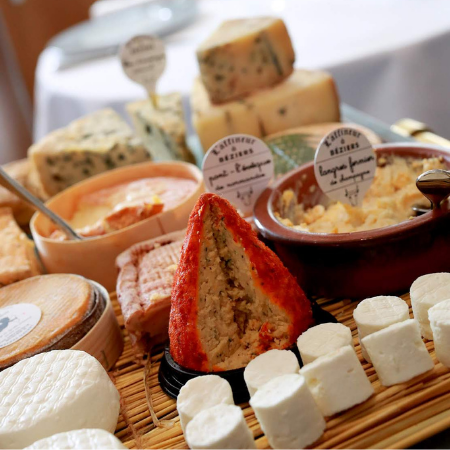 La carte Fromage plateau ambassade beziers3